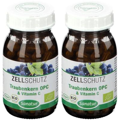 OPC Traubenkern & VIT C Bio 2x 2x90 St Kapseln