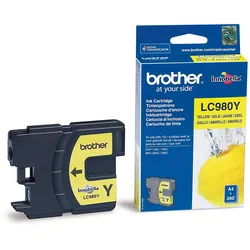 Brother Original LC-980Y Druckerpatrone gelb 260 Seiten (LC980Y)