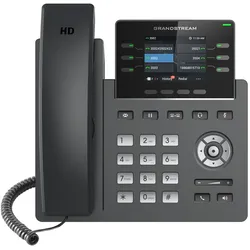 Grandstream GRP2613W, IP-Telefon, Schwarz, Kabelgebundenes Mobilteil, Im Band, A...