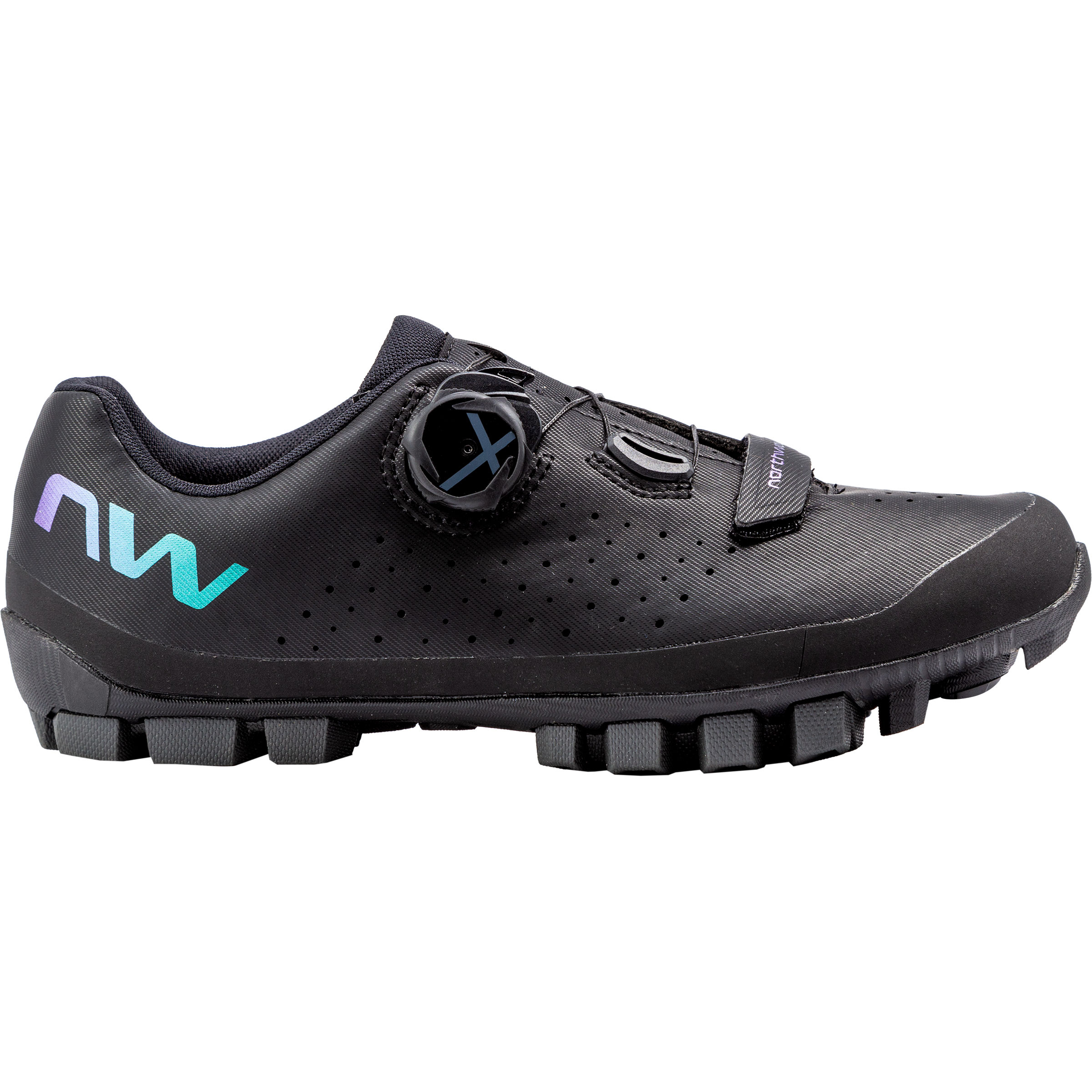 Northwave Hammer Plus Radschuhe Damen Fahrradschuhe schwarz Größe 38 Mountainbike | Gravel Atmungsaktiv