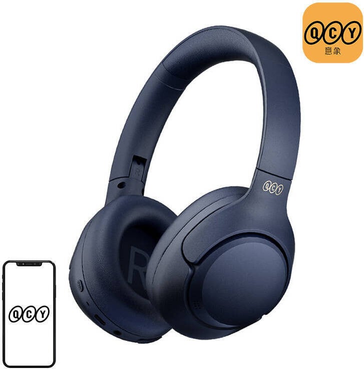 QCY H3 Koptelefoon Blauw Uniseks