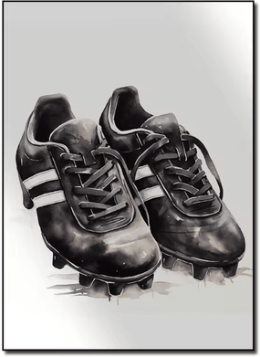 Inspire Curations Personalized Football Player Poster Custom Sports Wall Art For Bedroom & Gifts dd063 02 20x30cm