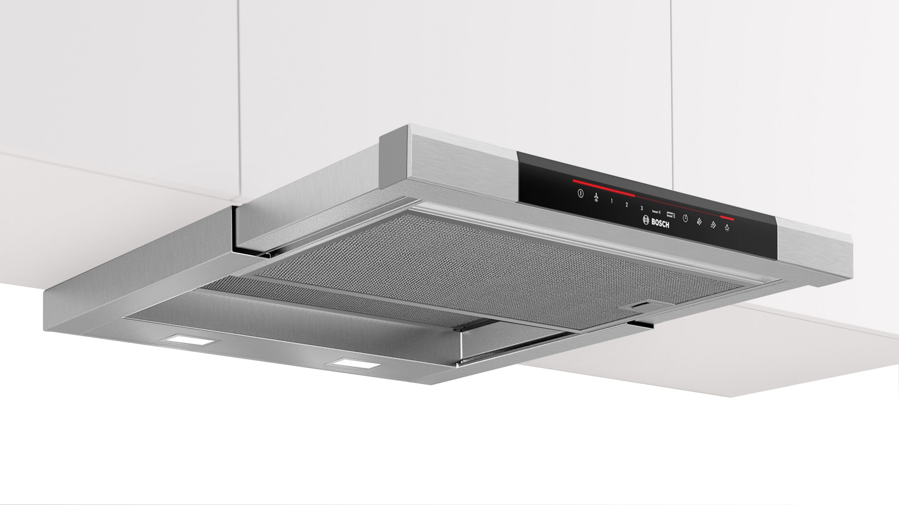 Bosch Serie 8 DFS067K51 Dunstabzugshaube Flachschirm 60 cm Umluft (Edelstahl)