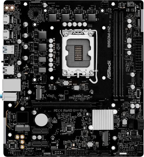 ASRock B860M-H2 Mainboard Sockel (PC) Intel LGA 1851 Formfaktor (Details) Micro-ATX Mainboard-Chipsatz Intel B860