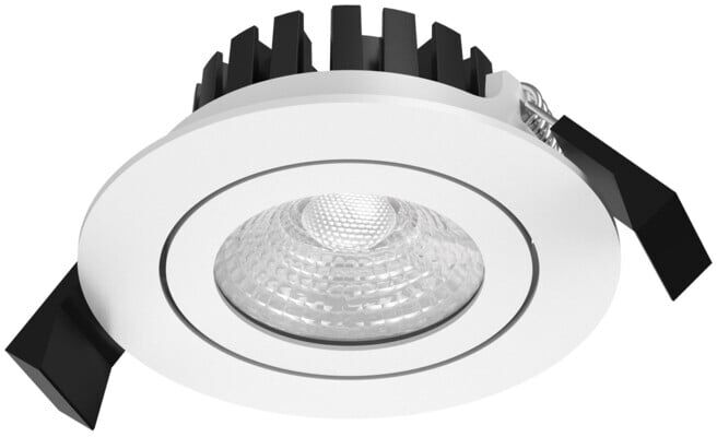 EVN Plafonnier encastré LED P65080102 3000K IP65 blanc (P65080102)