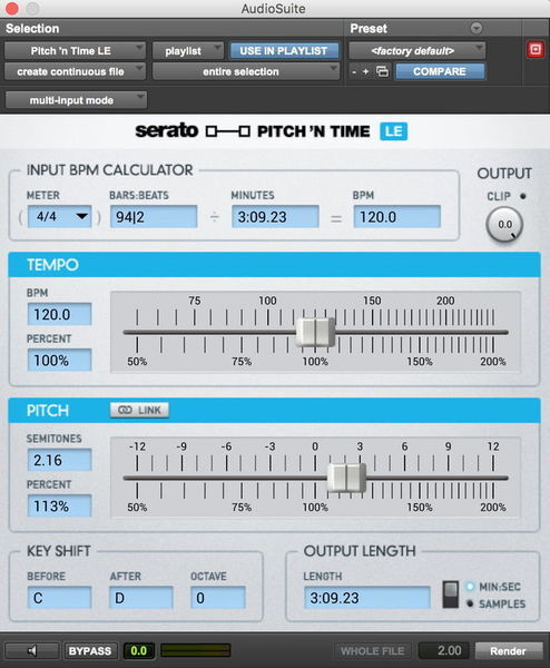 Serato Pitch' N Time LE