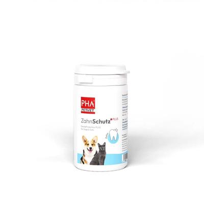 PHA ZahnSchutz Plus Pulver f.Hunde/Katzen 60 g