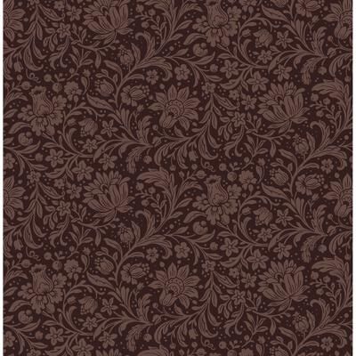 Chris Loves Julia x A-Street Prints Hague Burgundy Floral Trail Wallpaper