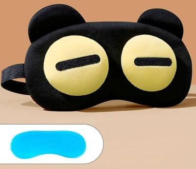 Uplifted Finds Women Breathable Polyester Eye Mask For Sleeping Travel Blindfold b With Ice