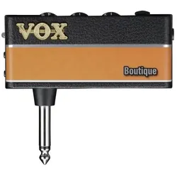 Vox-Amps Vox Kopfhörer-Verstärker für Gitarre amPlug 3 Boutique mit Tasche (Bass Boost, Gain-Schalter, Klangregelung, USB-DAC), Kopfhörerverstärker, Schwarz