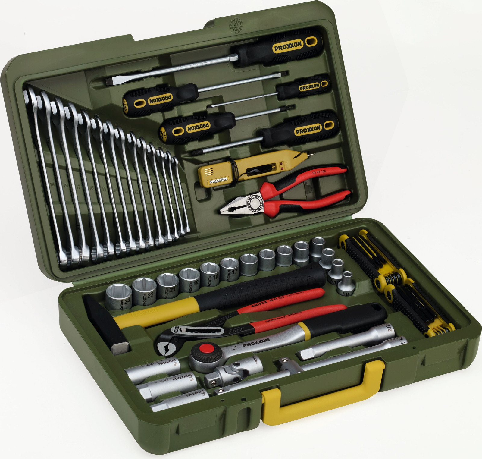 PROXXON Gereedschapskoffer 1/2", 43-delig