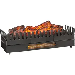 KlarsteinKamini FXL Elektrischer Kamin Kamineinsatz 1000/2000W 2W LED schwarzSchwarz
