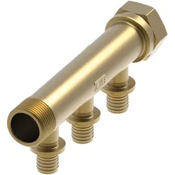 TECEflex Verteiler 2-fach Dim. 16 x 3/4, Siliziumbronze"