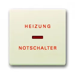 Busch-Jaeger 1789 H-82 Wippe mit Aufdruck mit kleiner roter Kalotte