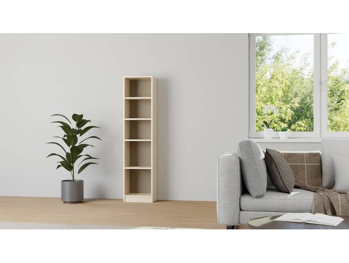 Schmales Geschirrregal nach Maß Premium Dekore Sand­beige