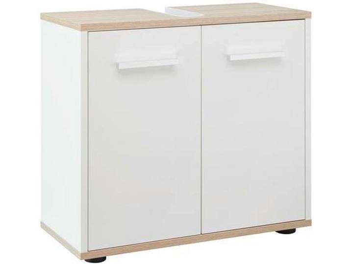 Waschbeckenunterschrank Yasmin B: 60cm Weiß
