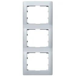 Legrand 771307 Rahmen 3-fach senkrecht Galea soft Aluminium