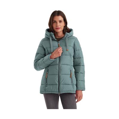 Steppjacke "GW 12 WMN QLTD JCKT", Damen, Gr. 40, grün, Obermaterial: 100% Polyester.Futter: 100% Polyester.Füllung: 100% Polyester, G.I.G.A. DX BY KILLTEC, Jacken Steppjacke, Steppjacke: wasserabweisend, atmungsaktiv, hoher Kragen, Kapuze