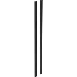 Griffwerk Griffstangenpaar PLANEO GS 49017, smart2lock, rechts öffnend, Klebetechnik, 14x18x700mm, Graphitschwarz