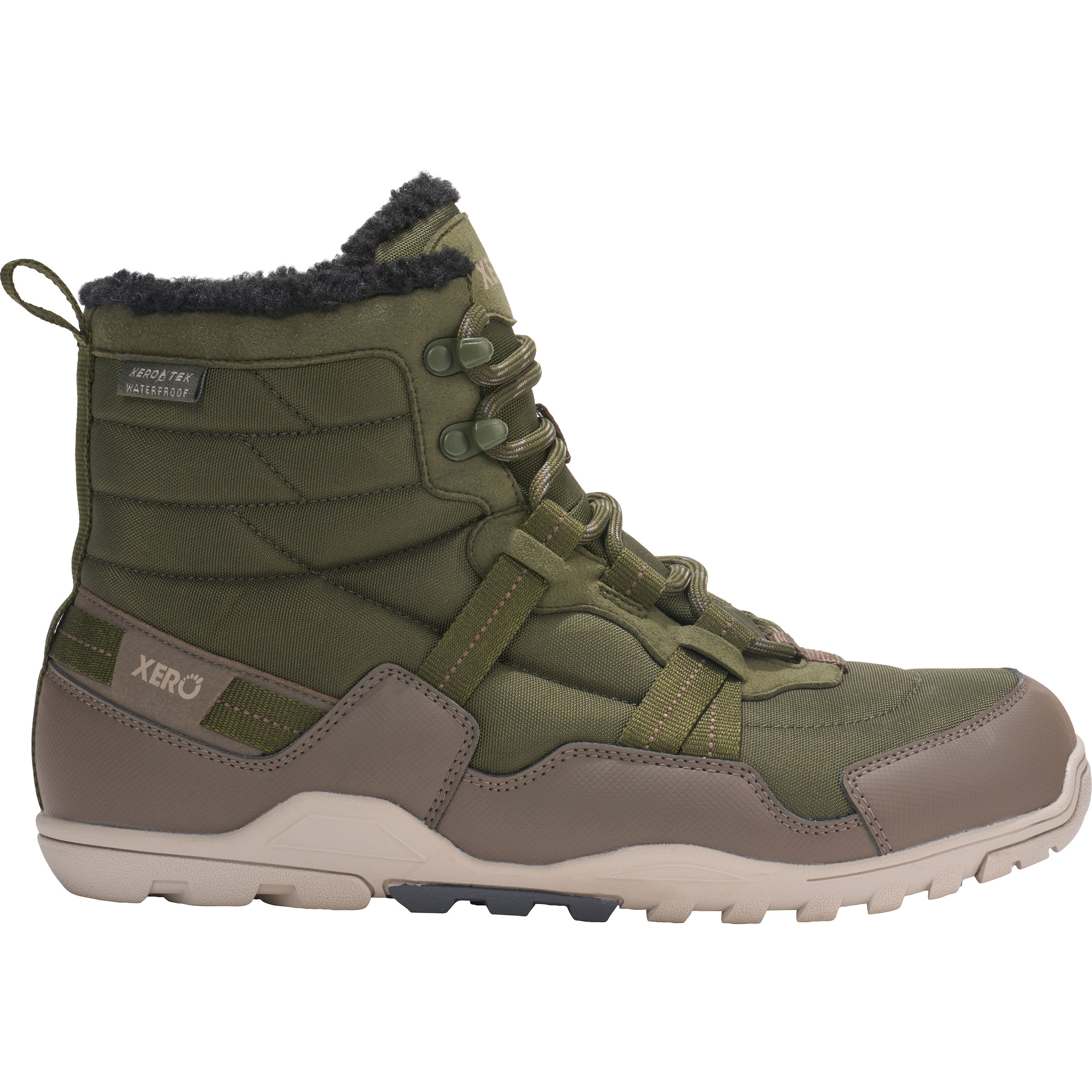 Xero Shoes Alpine Herren Winterschuhe & Winterstiefel oliv Größe 41.5 Lifestyle Wasserdicht
