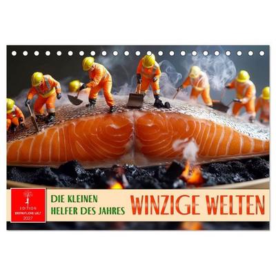 Winzige Welten - die kleinen Helfer des Jahres (Tischkalender 2027 DIN A5 quer), CALVENDO Monatskalender