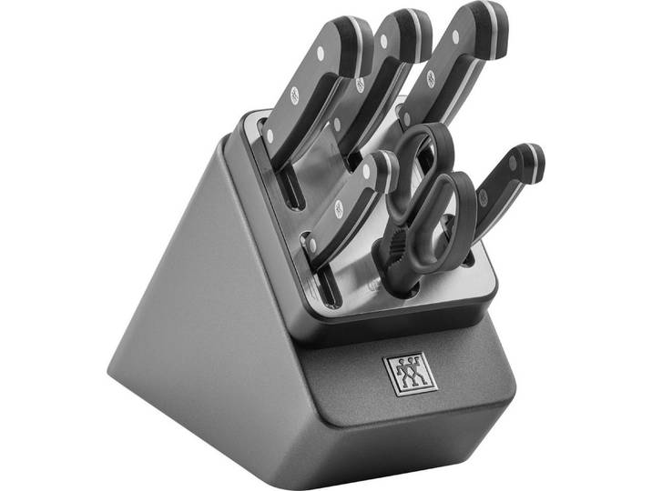 Zwilling Messerblock Gourmet (7tlg), Made in Germany, selbstschärfender Messerblock, Sonderschmelze