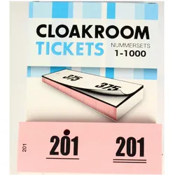 Holland Bingo, Heft + Block, Doppelnummern Serie 1-1000 (10 x 4 cm, Blanko)