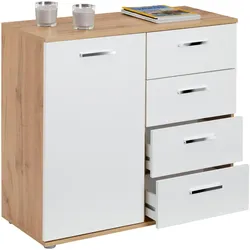 Caro Möbel, Kommode + Sideboard, Chicago (91 x 40 x 82 cm)