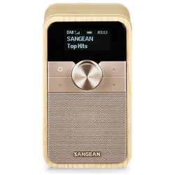 Sangean DDR-8 (DAB+, FM, Bluetooth), Radio, Beige, Braun