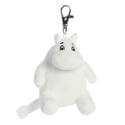 Aurora 12856 - Moomin K, Key Clip, Mumin-Schlüsselanhänger, Plüsch/Metall, ca.9 cm