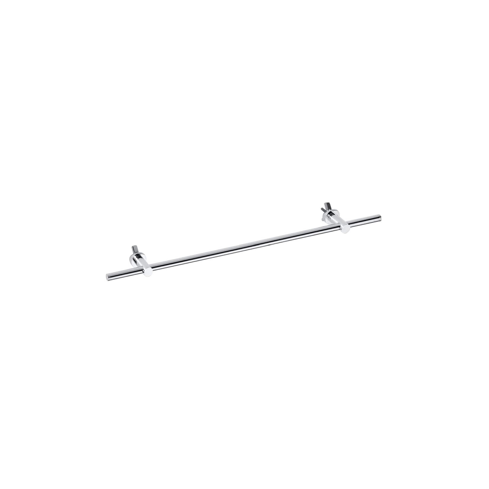Brillantbad BAWELL Heizkörperhandtuchhalter Messing Chrom 90x600x40 mm für Bad & Küche >> zum Festschrauben