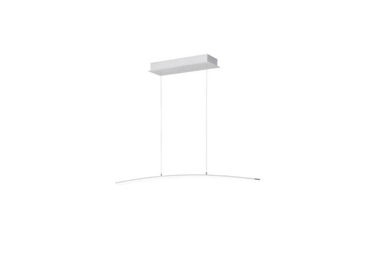 Hell Led-Hängeleuchte, Alufarben, Metall, 5x150x100 cm, höhenverstellbar, Farbtemperaturwechsler, Lampen & Leuchten, Innenbeleuchtung, Hängeleuchten, Pendelleuchten