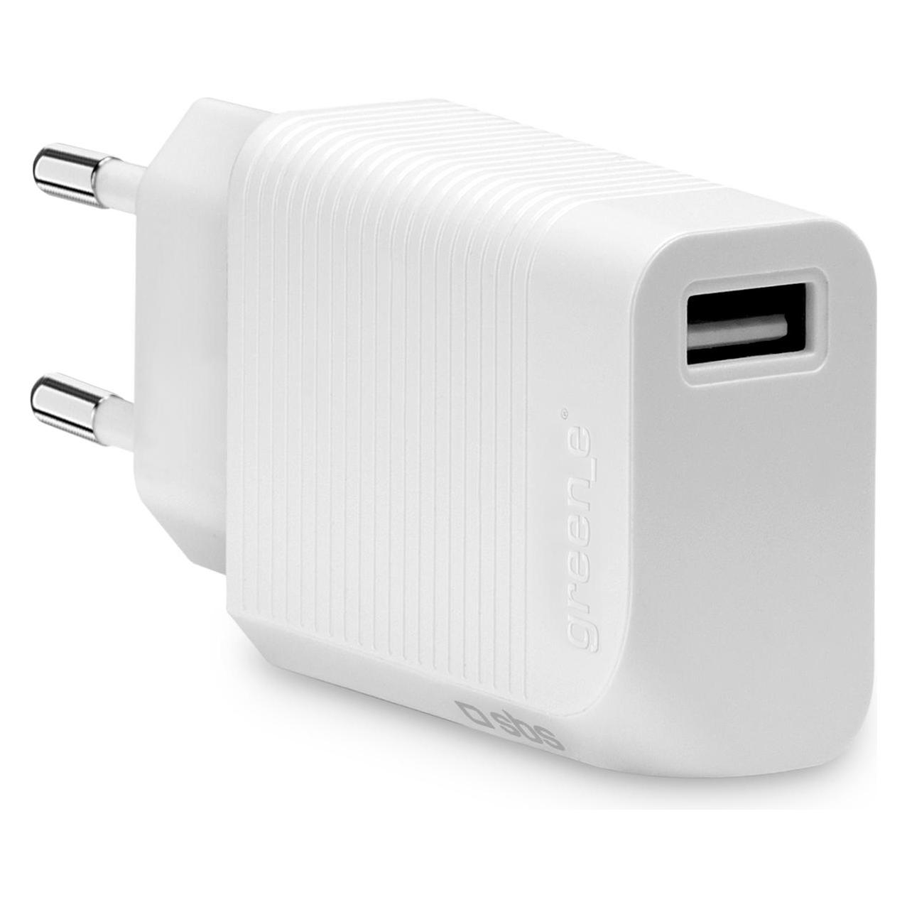 SBS GreenLine Reiselader 18W USB PD weiss (18 W, 1 Port) (GRETR1USB18W)