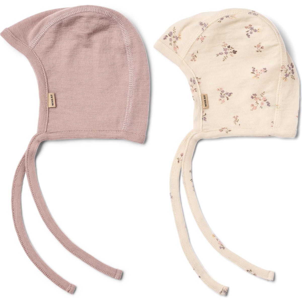 Wheat 2 Wool Bonnet Billie eggshell flowers (3130) 40-43cm 5998-780 RWS-3130-1-3m/40-43cm