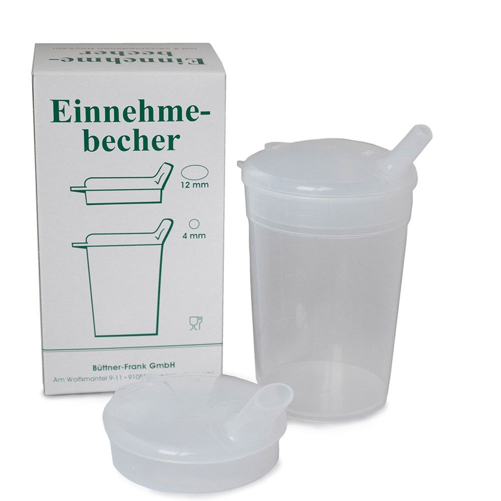 Einnehmebecher Kunststoff m.2 Trinkdeckel 1 St Becher