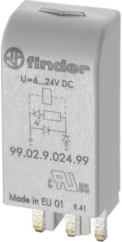 Finder Steckmodul mit Widerstand 99.02.8.230.07 Passend für Modell (Relais): 96.04, Finder 96.02 Bulk 10St.