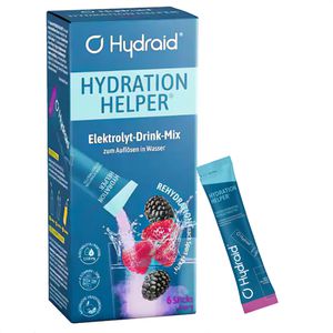 Hydraid Getränkepulver Hydration Helper Berry, Iso-Drink, mit Elektrolyten & Vitaminen, 6 Stück