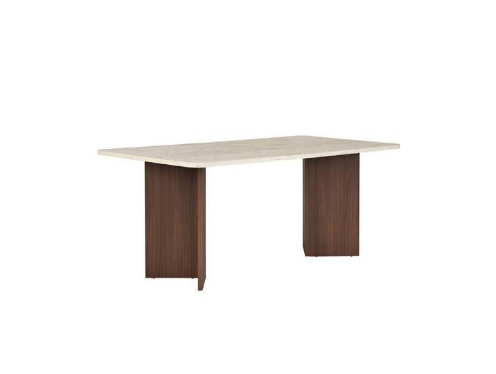 Skye Decor Esstisch Linza (1-St., 1 Tisch), Japandi Design, Rechteckige Tischform, Kratzunempfindlich