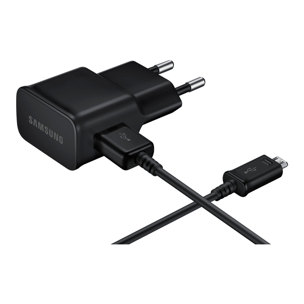 MediaRuler Samsung EP-TA12 Ladegerät + Micro USB Kabel schwarz