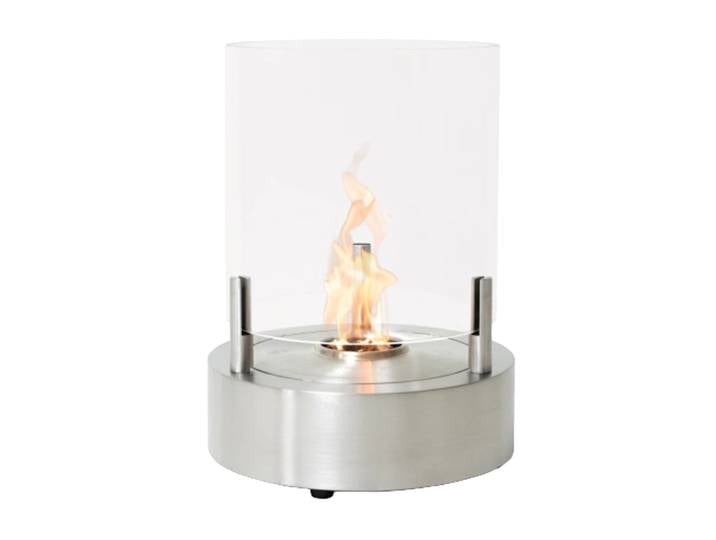 Bio-Ethanol Designer Feuerstelle „T-LITE 3“ Silber EcoSmart Fire