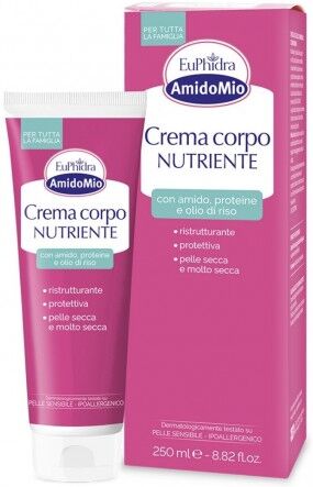 Zeta(Paraf) Euphidra Amidomio Crema Corpo Pelle Secca 250ml