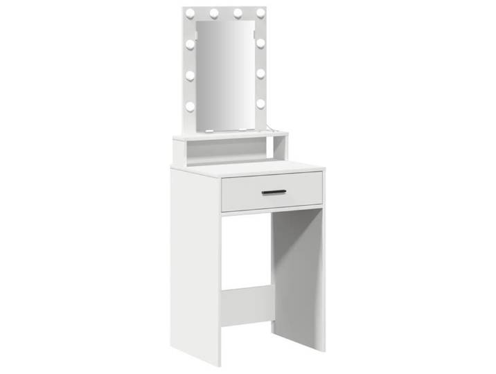 Bestseller Coiffeuse avec lumière LED - CLOUD - Pour femmes/filles - Blanche 50x41x140 cm FR985