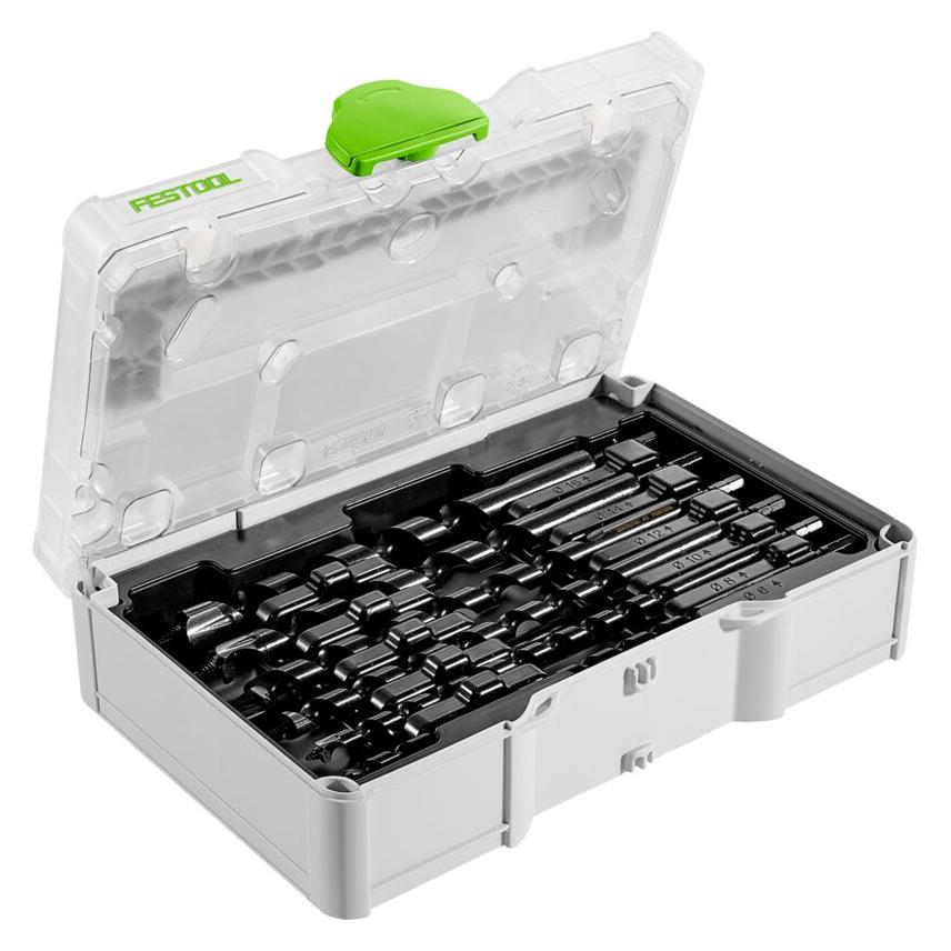 Festool Schlangenbohrer-Set SYS3 S 76-SB CE-SORT/6 (10, 12, 14, 16 Millimeter, 6, 8) (578111)