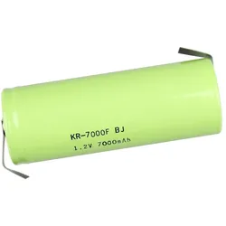 Panasonic Spezial-Akku F Z-Lötfahne NiCd (1 Stk., F, 7000 mAh), Batterien + Akkus
