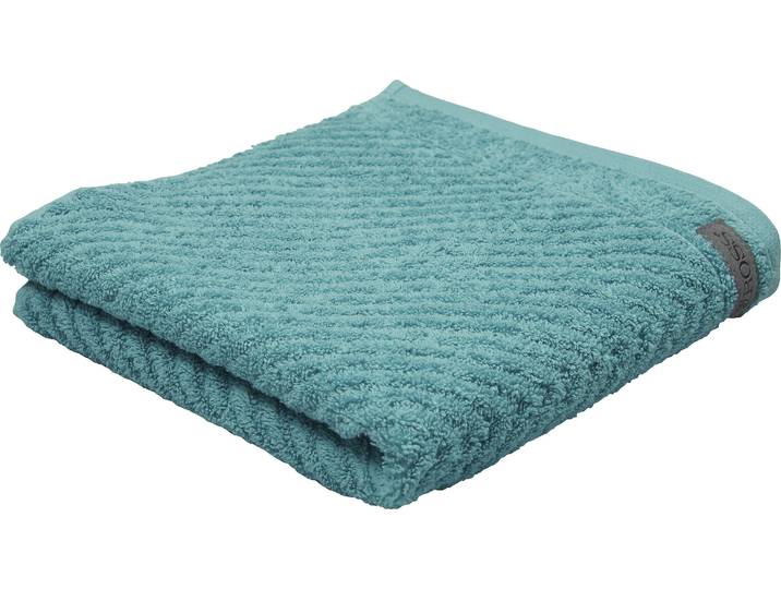 Duschtuch ROSS Smart , blau (lagune), B:70cm L:140cm, Frottier, Obermaterial: 100% Baumwolle, Handtücher, Duschtuch, Uni-Rippe mit Velourslabel