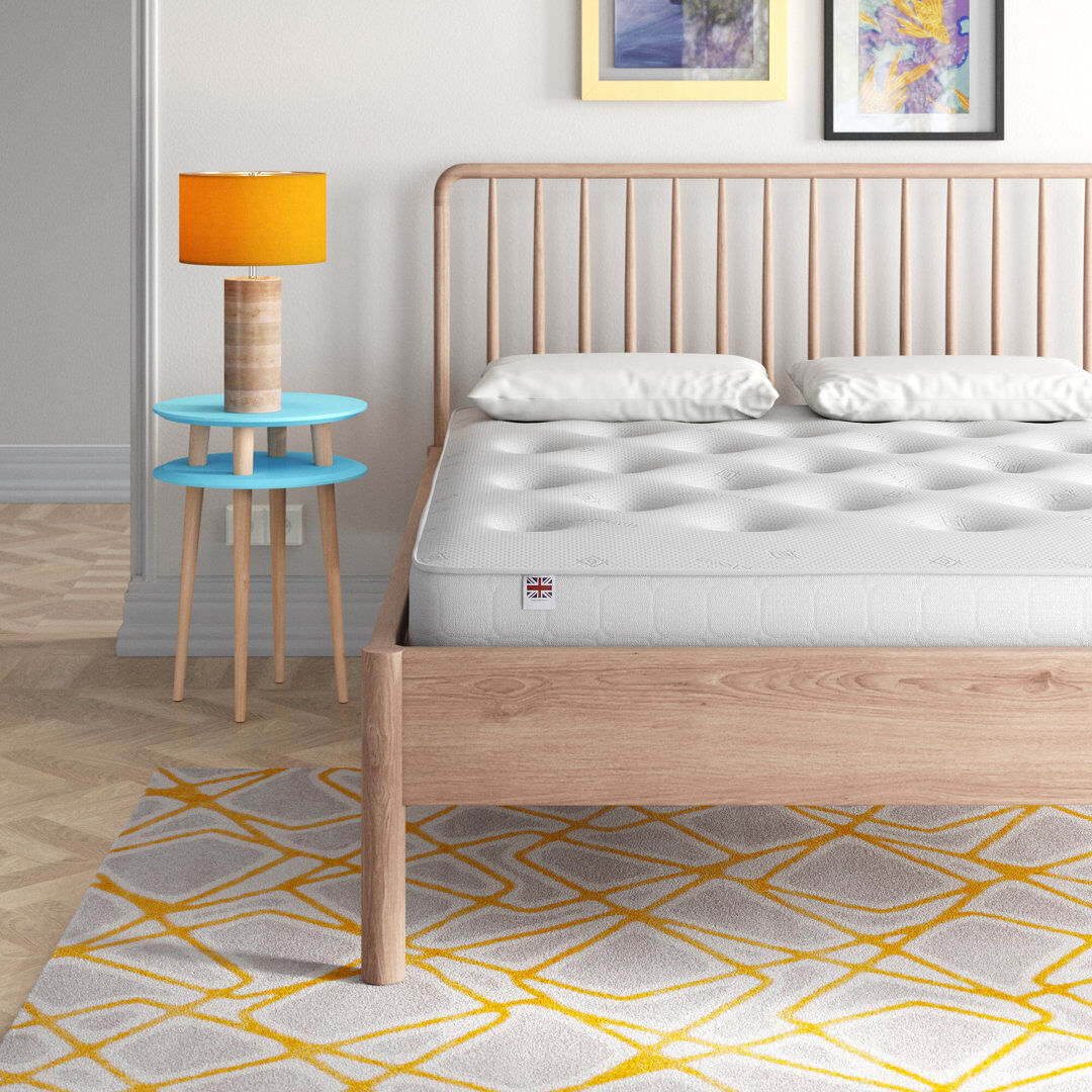 Symple Stuff Handmade Cooling Foam Free Tufted Bonnell Mattress Double (4'6)