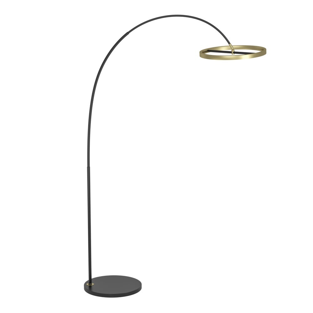 Eglo Design vloerlamp Brest zwart met goud