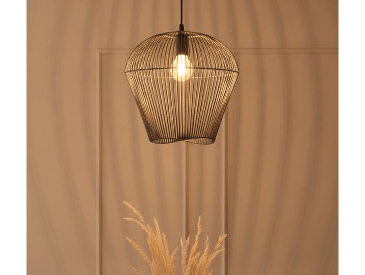 Bohemian hanglamp Bredo Ø 31,5cm zwart Lyora - 110744