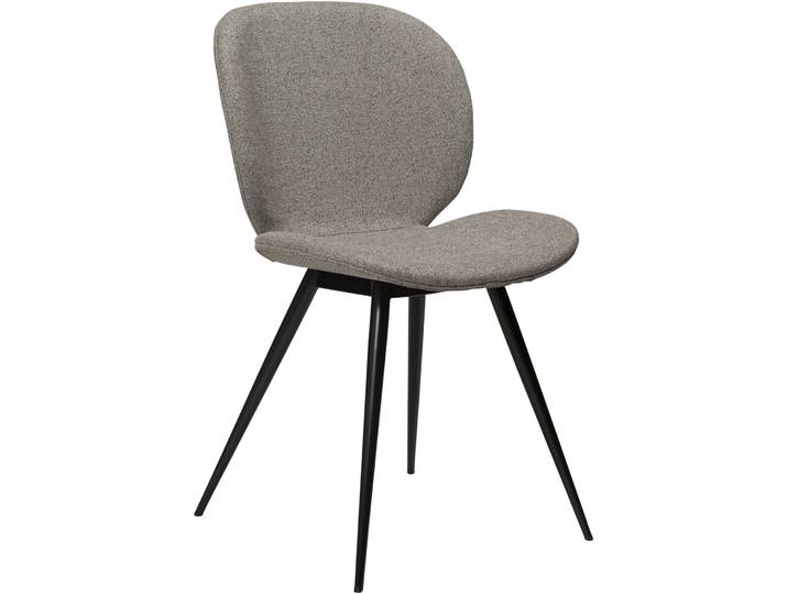 DAN-FORM Stilvoller Stuhl 2er-Set Cloud Stoff kieselgrau - Stuhl 2er-Set