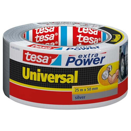 tesa extra Power Universal Ducttape - Grijs - 50 mm x 25 m